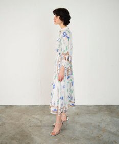 GRACE CONTINENTAL セーラープリントワンピース
