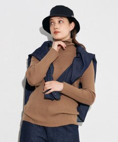 J.PRESS YORK STREET 【WOMEN】リブタートルニット