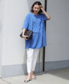 自由区 【接触冷感・撥水防汚加工】COOLMAX テーパードパンツ