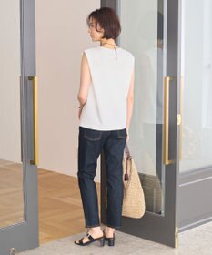 自由区 【XSサイズ～/洗える】365DENIM ストレートスリム パンツ