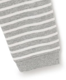 J.PRESS MEN ワッフルボーダー ロングTシャツ