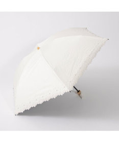 UNBILLION カシュネ cachenez / 【晴雨兼用】【日傘】 【UV カット率99.999.9％以上】PU軽量フラワー刺繍ミニ折りたたみ傘