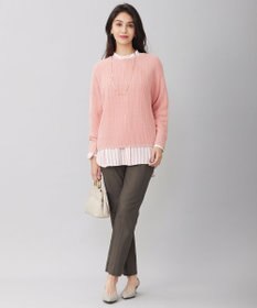 自由区 【洗える】SOMELOSテンセルバンドカラー シャツ