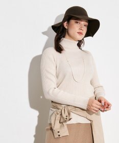 J.PRESS YORK STREET 【WOMEN】リブタートルニット