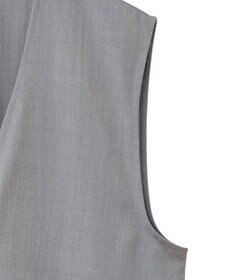 Green Parks 麻調ミディ丈ＺＩＰベスト