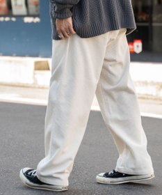 WEGO コーデュロイイージーワイドパンツ