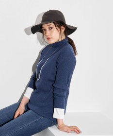 J.PRESS YORK STREET 【WOMEN】リブタートルニット
