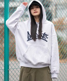 WEGO 【ユニセックス着用ITEM/SMLサイズ展開】グラフィックロゴプルパーカー