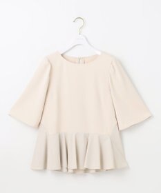 ANY SIS 【撥水・接触冷感・UVカット】コンフォートイージーペプラム  ブラウス