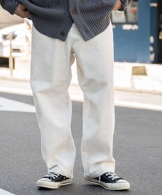 WEGO コーデュロイイージーワイドパンツ