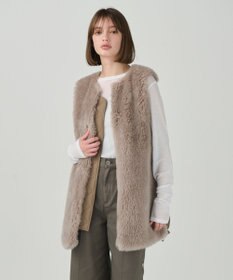 GRACE CONTINENTAL ウールボアコンビジレ