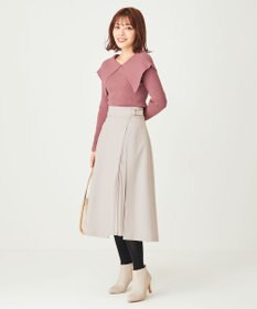 ANY SIS 【洗える】ビックカラーリブ ニット