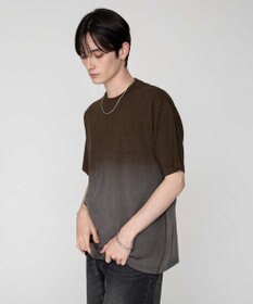 WEGO 【ユニセックス着用ITEM/MLサイズ展開】グラデーションワンポイントT（SS）