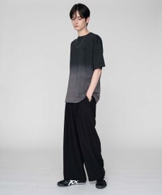 WEGO 【ユニセックス着用ITEM/MLサイズ展開】グラデーションワンポイントT（SS）