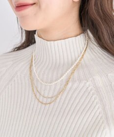 Green Parks ｅｖｅｒｙ　ｗａｌｋ．３ＷＡＹパールＭＩＸネックレス