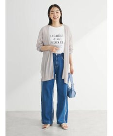 Green Parks 推しニット　ゆったりミドル丈カーディガン