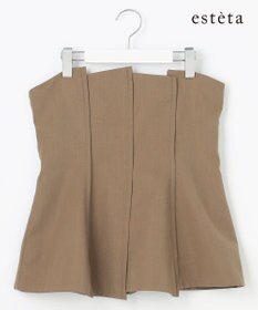 23区 【エステータ】ウールリネン ビスチェ