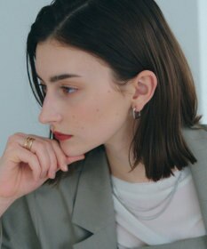 YECCA VECCA ステンレスワンタッチフープピアス