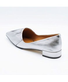 APOM 本革ソフトプリーツフラットパンプス20