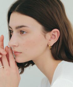 YECCA VECCA ステンレスワンタッチフープピアス