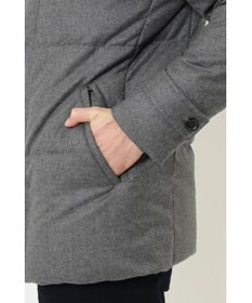DAKS ウールフラノミドル丈ジャケット