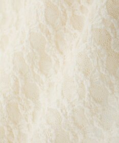 earth music&ecology レースフリルメローカーディガン