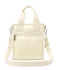LeSportsac DENIM MINI N/S TOTE/ホワイトデニム/クリームシェルパ
