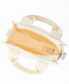 LeSportsac DENIM MINI N/S TOTE/ホワイトデニム/クリームシェルパ