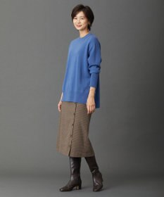 J.PRESS LADIES 【洗える】CASHMERE BLEND クルーネック ニット