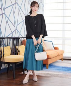 Tiaclasse L 【ブラウス×パンツ2点ット】フリルデザインセットアップ