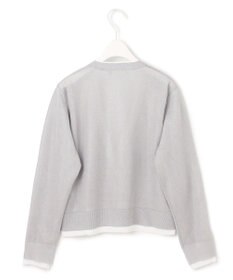 ICB 【洗える】 シアーレイヤードカーディガン