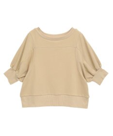 CRAFT STANDARD BOUTIQUE TC裏毛ボリュームハーフスリーブプルオーバー