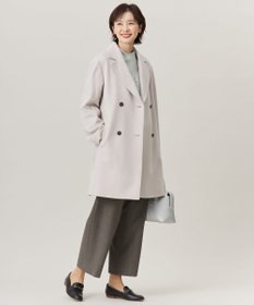 J.PRESS LADIES L Super150sAZAMIビーバー Pコート