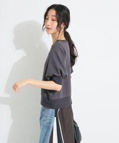 CRAFT STANDARD BOUTIQUE TC裏毛ボリュームハーフスリーブプルオーバー