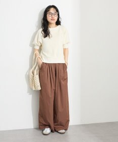 CRAFT STANDARD BOUTIQUE TC裏毛ボリュームハーフスリーブプルオーバー