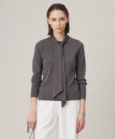 ICB 【洗える】 クロスコンビ ボウタイニット