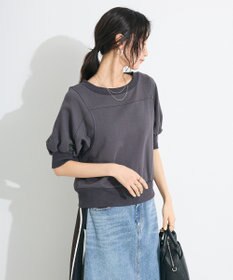 CRAFT STANDARD BOUTIQUE TC裏毛ボリュームハーフスリーブプルオーバー