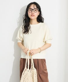 CRAFT STANDARD BOUTIQUE TC裏毛ボリュームハーフスリーブプルオーバー