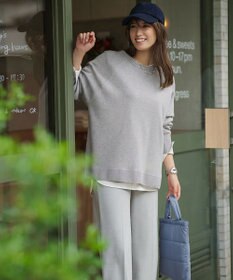 UNFILO L コットンカシミヤニット クルーネック