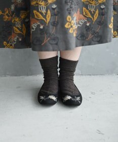 AND WOOL 〈上質な素材と手仕事から生まれた優しいニット〉カシミヤウール靴下