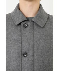 DAKS ウールフラノミドル丈ジャケット