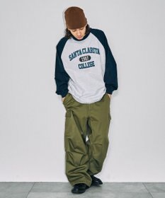 WEGO 【ユニセックス着用ITEM】ラグラングラフィックBIGロンT