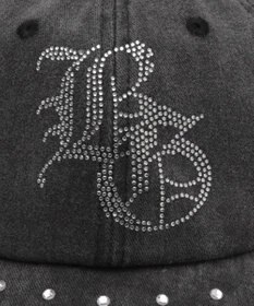 WEGO ロゴラインストーンキャップ