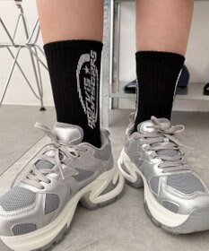 WEGO オーバルロゴデザインソックス