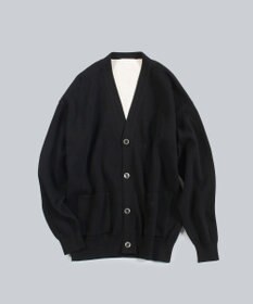 WHITE MAILS 【UNISEX】COTTON PAPER DOUBLE FACE カーディガン