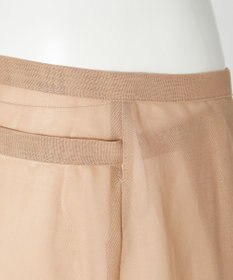 23区 【GOLD LABEL】コットンオーガンジー 刺繍 ラップスカート