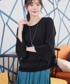 Tiaclasse L 【ブラウス×パンツ2点ット】フリルデザインセットアップ