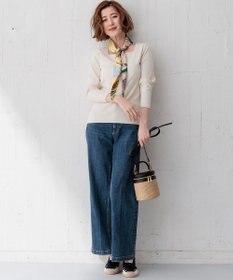 23区 【RED CARD TOKYO×23区】デニム ワイドパンツ