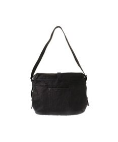 genten ゴートシュリンク かぶせ付ショルダーバッグ