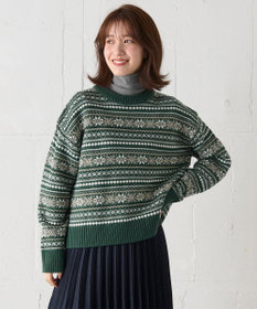 ANY 【洗濯機可能】ソフトアクリルスノージャガードニット